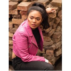 Young Wallander Katja Nilssen Leather Jacket Young Wallander Katja Nilssen Leather Jacket