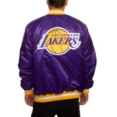 LA Lakers Purple Satin Jacket