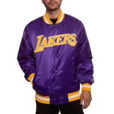 LA Lakers Purple Satin Jacket