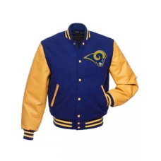 Menâ€™s Los Angeles Rams Blue Jacket