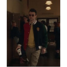 Max Wolfe Colorblock Varsity Jacket
