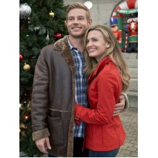 Nostalgic Christmas Trevor Donovan Shearling Jacket