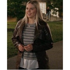 The Sex Lives of College Girls ReneÃ© Rapp Brown Leather Coat