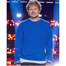The Voice Ed Sheeran Blue Sweater