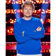 The Voice Ed Sheeran Blue Sweater