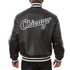 Chicago White Sox Varsity Black Leather Jacket