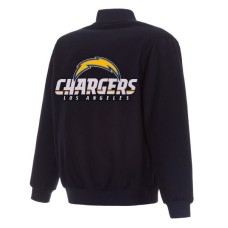 Los Angeles Chargers Varsity Navy Blue Wool Jacket