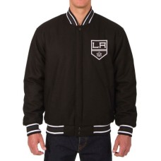 Los Angeles Kings Varsity Black Wool Jacket