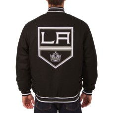 Los Angeles Kings Varsity Black Wool Jacket