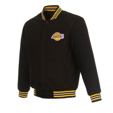Los Angeles Lakers Varsity Black Wool Jacket