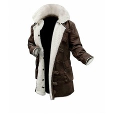 Bane Swedish Bomber Shearling Leather Jacket