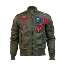 Top Gun Ma-1 Bomber Jacket With Patches