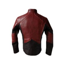 Smallville Superman Clark Kent Black and Red Leather Jacket