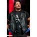 AJ Styles Hoodie Leather Vest From WWE