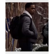Tariq St Patrick Grey Shearling Jacket