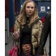Ted Lasso S02 Keeley Gold Puffer Jacket