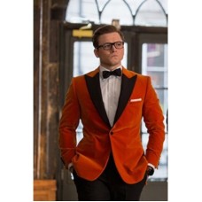 Kingsman The Golden Circle Eggsy Orange Tuxedo