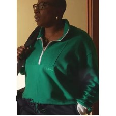 9-1-1: Season 5 Henrietta Wilson Green Half-Zip Sweatshirt