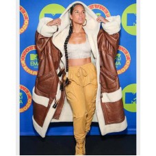 Alicia Keys Shearling Coat Alicia Keys Shearling Coat