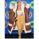 Alicia Keys Shearling Coat