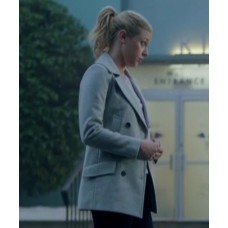 Riverdale S02 Betty Cooper White Double-Breasted Coat