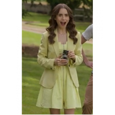 Emily Cooper Emily In Paris S02 Yellow Blazer
