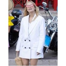 Emily In Paris S02 Camille Razat White Peacoat