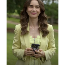 Emily Cooper Emily In Paris S02 Yellow Blazer