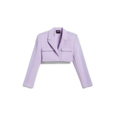 How I Met Your Father Valentina Purple Cropped Jacket