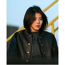 My Name Han So-hee Leather Jacket
