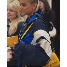Gossip Girl Julien Calloway Blue Colorblock Jacket