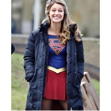 Kara Danvers Supergirl Puffer Coat