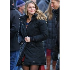 Kara Danvers Supergirl Puffer Coat