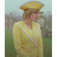 Spencer Kristen Stewart Yellow Coat