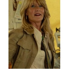 Jurassic World Dominion Ellie Sattler Brown Jacket