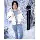 Lucy Hale Aloâ€™s Winter House White Hooded Jacket
