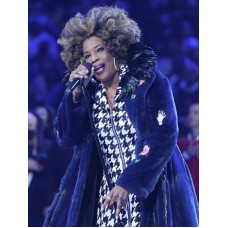 Macy Gray NBA All Star Game Coat