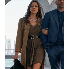 Aubrey Plaza Operation Fortune Ruse de guerre Cotton Coat