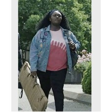 Peacemaker Leota Adebayo Denim Jacket Peacemaker Leota Adebayo Denim Jacket