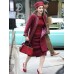 The Marvelous Mrs. Maisel S04 Rachel Brosnahan Maroon Coat