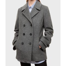 Riverdale S02 Betty Cooper Grey Double-Breasted Coat
