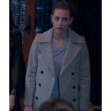 Riverdale S02 Betty Cooper White Double-Breasted Coat