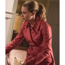 Riverdale S02 Betty Cooper Pink Double-Breasted Coat