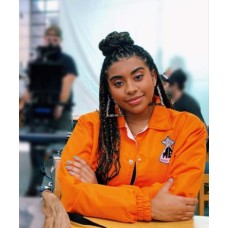 Saved by the Bell Aisha Garcia Orange Jacket