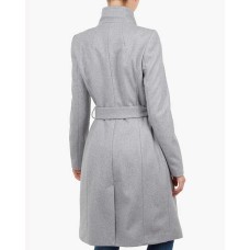 Spinning Out Mandy Davis Grey Wrap Coat