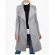 Spinning Out Mandy Davis Grey Wrap Coat