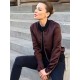 Lucifer S05 Lauren German Maroon Bomber Jacket