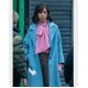 Stay Close Cush Jumbo Blue Coat