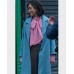 Stay Close Cush Jumbo Blue Coat