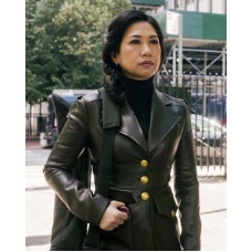 The Equalizer Melody Bayani Black Leather Jacket The Equalizer Melody Bayani Black Leather Jacket